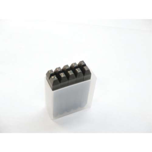 ■トラスコ中山(TRUSCO)　数字刻印セット　８ｍｍ　SK-80