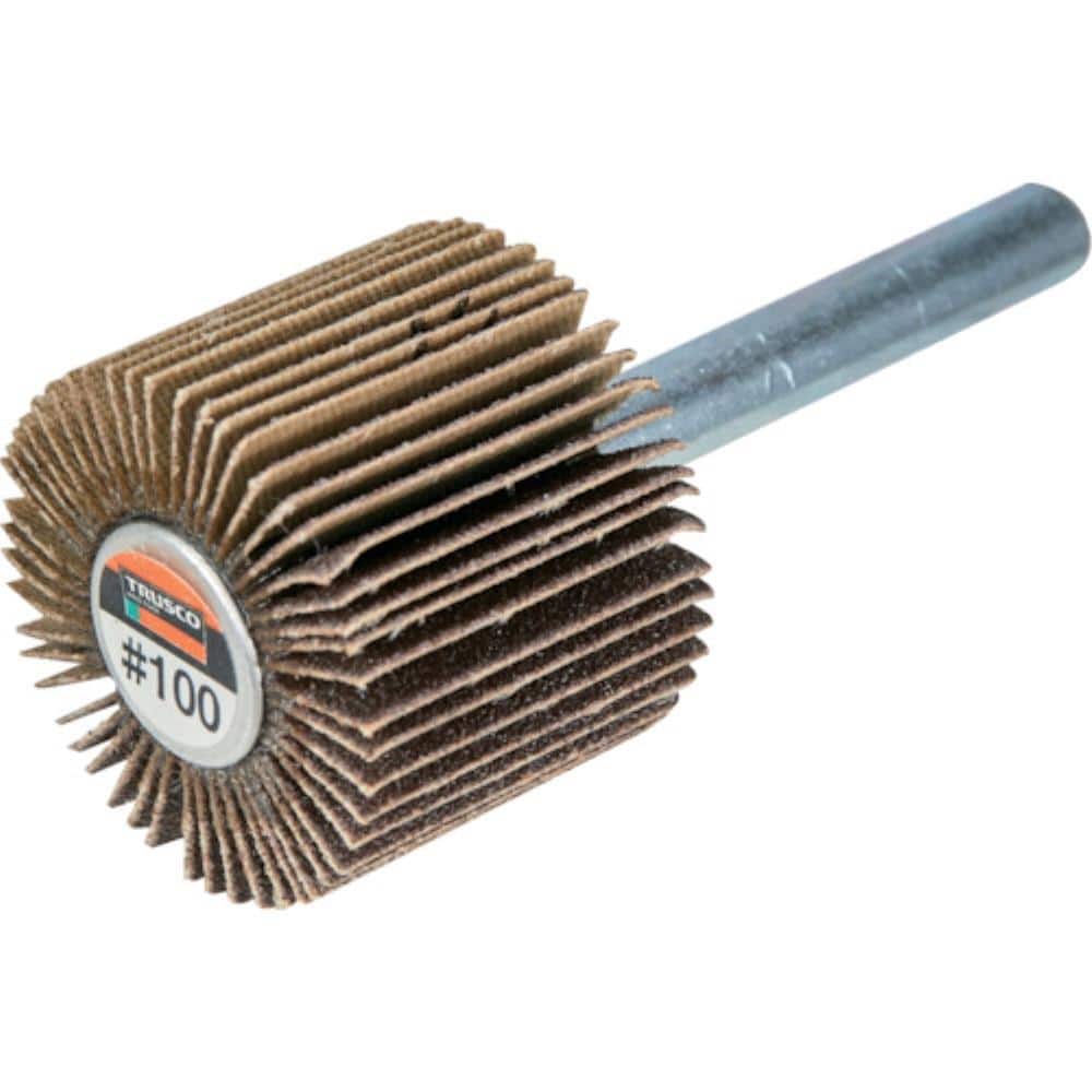 ■トラスコ中山(TRUSCO)　フラップホイール　外径４０Ｘ幅１５Ｘ軸径６　５個入　１００♯　UF4015　100 UF4015　100