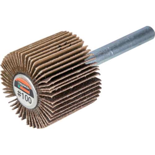 ■トラスコ中山(TRUSCO)　フラップホイール　外径８０Ｘ幅１５Ｘ軸径６　５個入　６０♯　UF8015　60