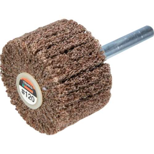 ■トラスコ中山(TRUSCO)　ナイロン軸付ホイール　外径４０Ｘ厚２５Ｘ軸６　５個入　１２０♯　UFN425　120