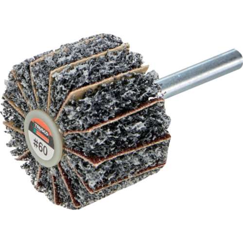 ■トラスコ中山(TRUSCO)　ナイロンミックスホイール　外径４０Ｘ厚２５Ｘ軸６　５個入　６０♯　FM4025　60