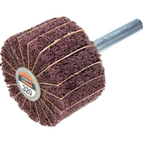 ■トラスコ中山(TRUSCO)　ナイロンミックスホイール　外径４０Ｘ厚２５Ｘ軸６　５個入　３２０♯　FM4025　320