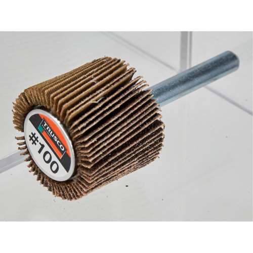 ■トラスコ中山(TRUSCO)　ミラクルフラップホイール　外径３０Ｘ厚２５Ｘ軸６　５個入　６０♯　MR3025　60
