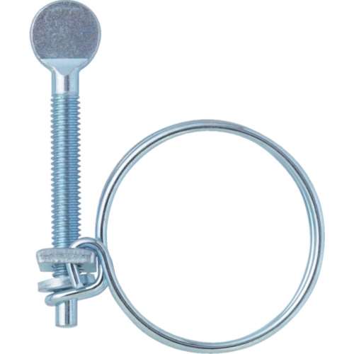 ■トラスコ中山(TRUSCO)　指ネジ式ワイヤバンド　締付径１８～２２ｍｍ　１０個入  TWBN-22(WBN-22) (18ｶﾗ22)