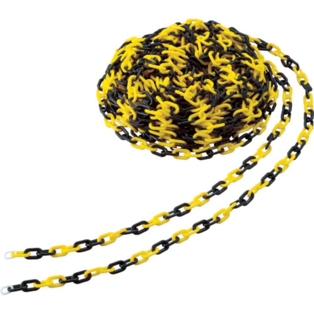 ■トラスコ中山(TRUSCO)　プラチェーン　８ＭＭＸ３０Ｍ　黄／黒　TPC-8YB TPC-8YB