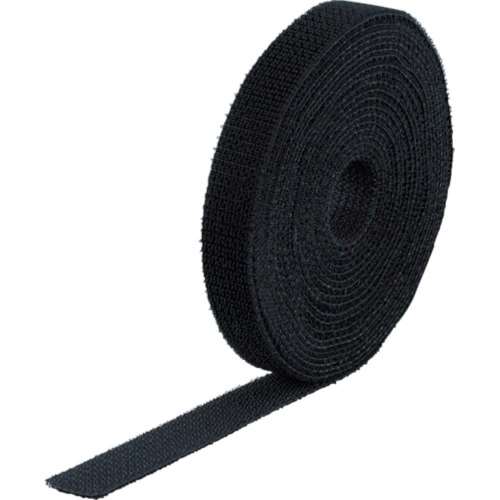 ■トラスコ中山(TRUSCO)　マジック結束テープ　両面　黒　４０ｍｍ×２５ｍ　MKT-40250-BK