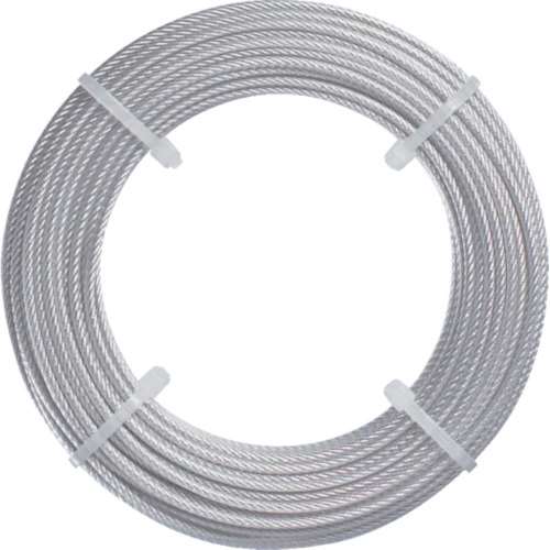 ■トラスコ中山(TRUSCO)　ステンレスワイヤロープ　Φ１．５ｍｍＸ２０ｍ  CWS-15S20   (1.5MMX20M ｽﾘｰﾌﾞﾂｷ)