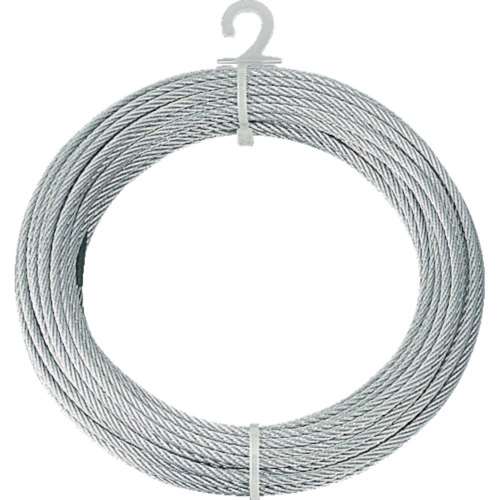 ■トラスコ中山(TRUSCO)　メッキ付ワイヤーロープ　Φ９ｍｍＸ３０ｍ  CWM-9S30  (9MMX30M)