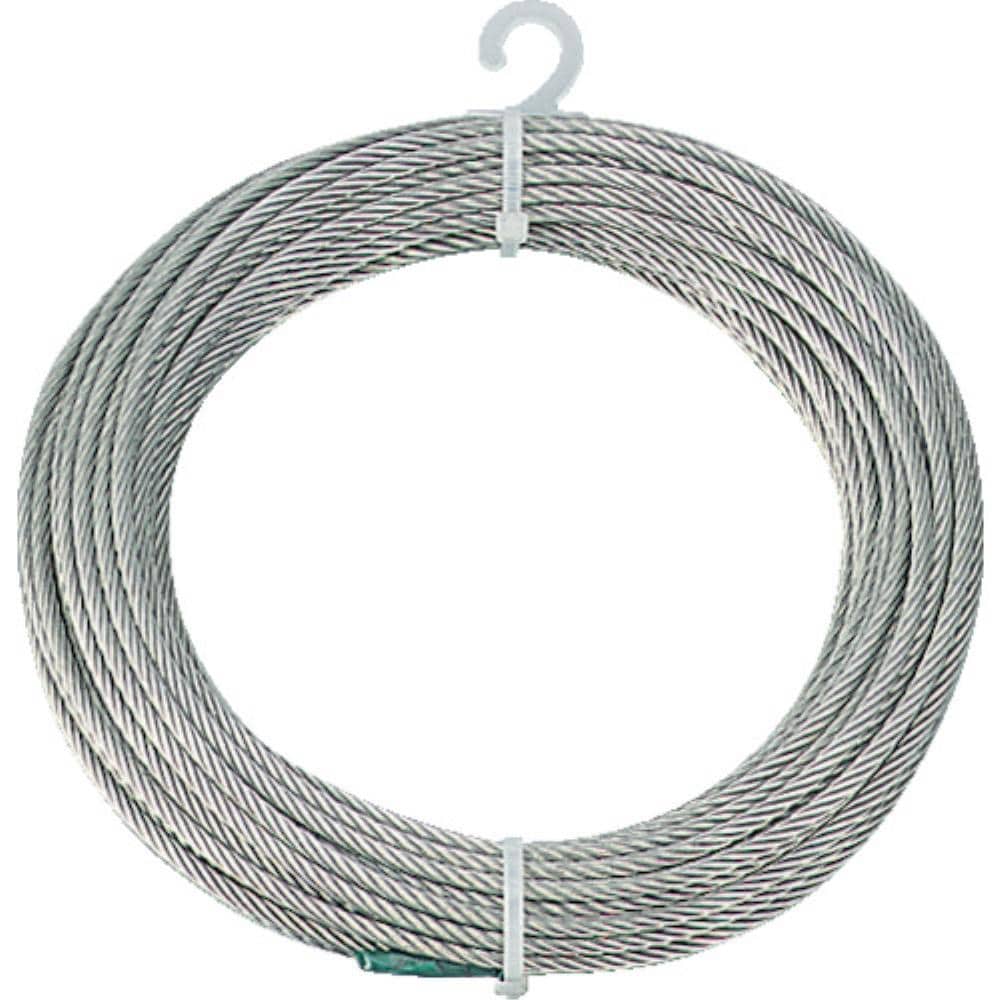 ■トラスコ中山(TRUSCO)　ステンレスワイヤロープ　Φ３．０ｍｍＸ１０ｍ  CWS-3S10  (3MMX10M) CWS-3S10 (3MMX10M)