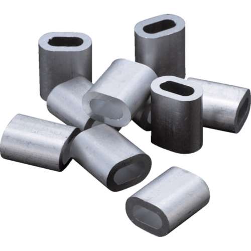 ■トラスコ中山(TRUSCO)　アルミスリーブ　適合ワイヤ径２．５ｍｍ　２０個入  AS-25 (20ｺｲﾘ)