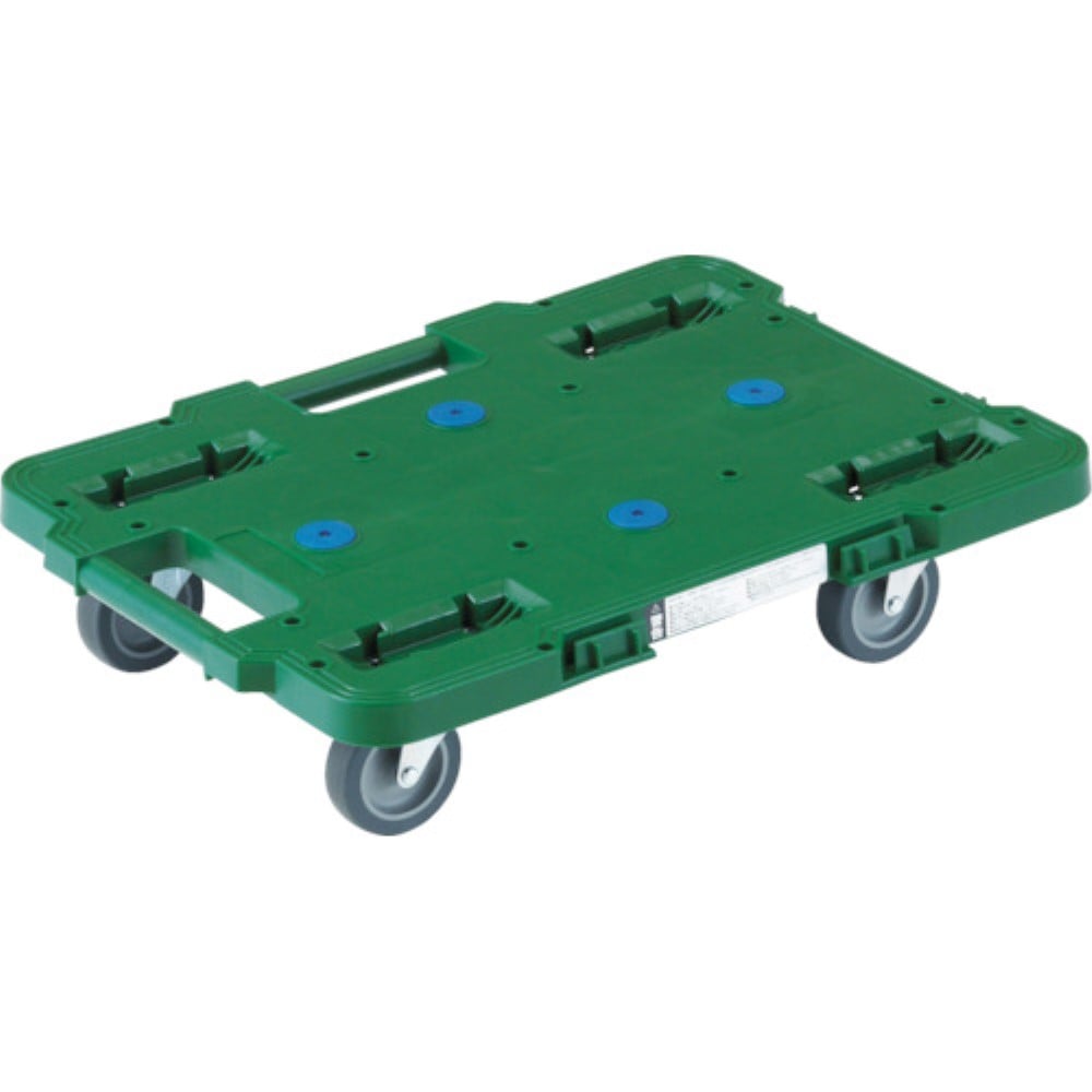■トラスコ中山(TRUSCO)　ルートバン　４００Ｘ６００　４輪自在　緑　MPB-600J-GN MPB-600J-GN