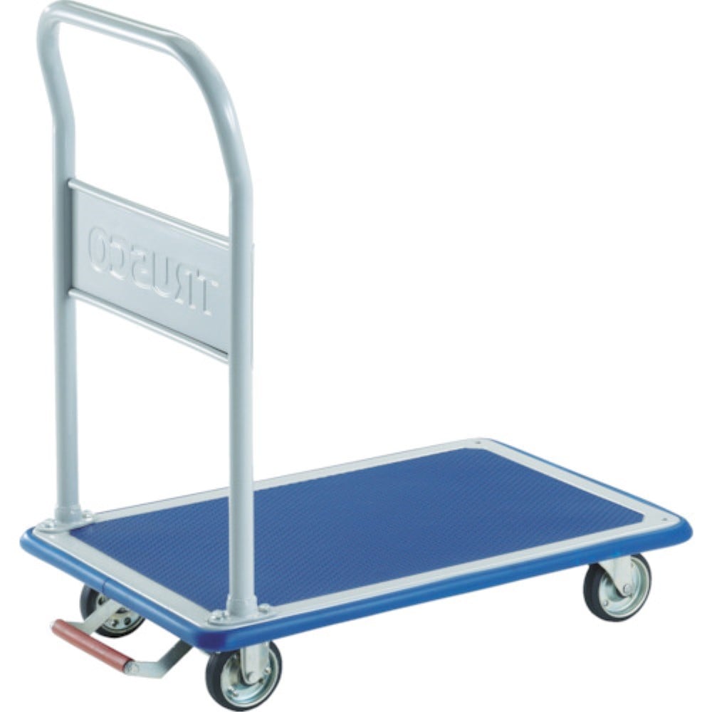 ■トラスコ中山(TRUSCO)　ドンキーカート　固定式８１０×５１０　ピン式固定車Ｓ付　202NKB 202NKB