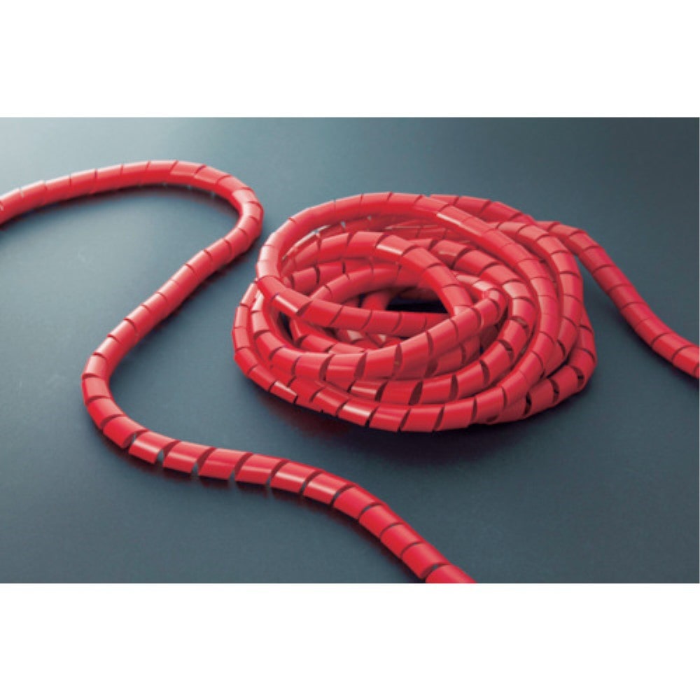 ■トラスコ中山(TRUSCO)　スパイラルチュ－ブ１０ｍ結束径Φ７．５～３０．０赤　TSP10R TSP10R