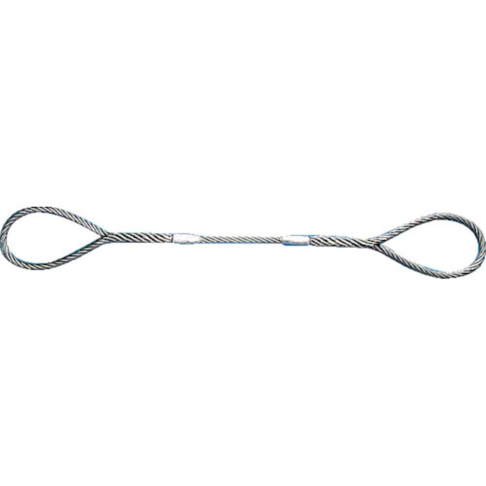 ■トラスコ中山(TRUSCO)　Ｗスリング　Ａタイプ　１０ｍｍＸ２．５ｍ　GR-10S2.5 GR-10S2.5