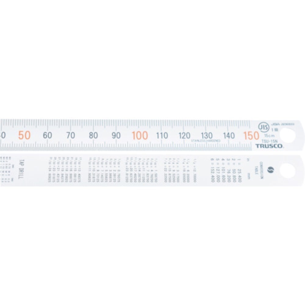 ■トラスコ中山(TRUSCO)　直尺１ｍ　TSU-100N TSU-100N