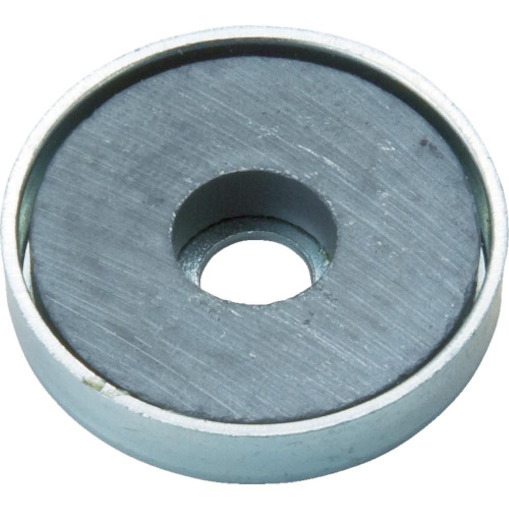 ■トラスコ中山(TRUSCO)　キャップ付フェライト磁石　外径２５．５ｍｍＸ厚み５ｍｍ１０個入り　TFC25RA-10P TFC25RA-10P