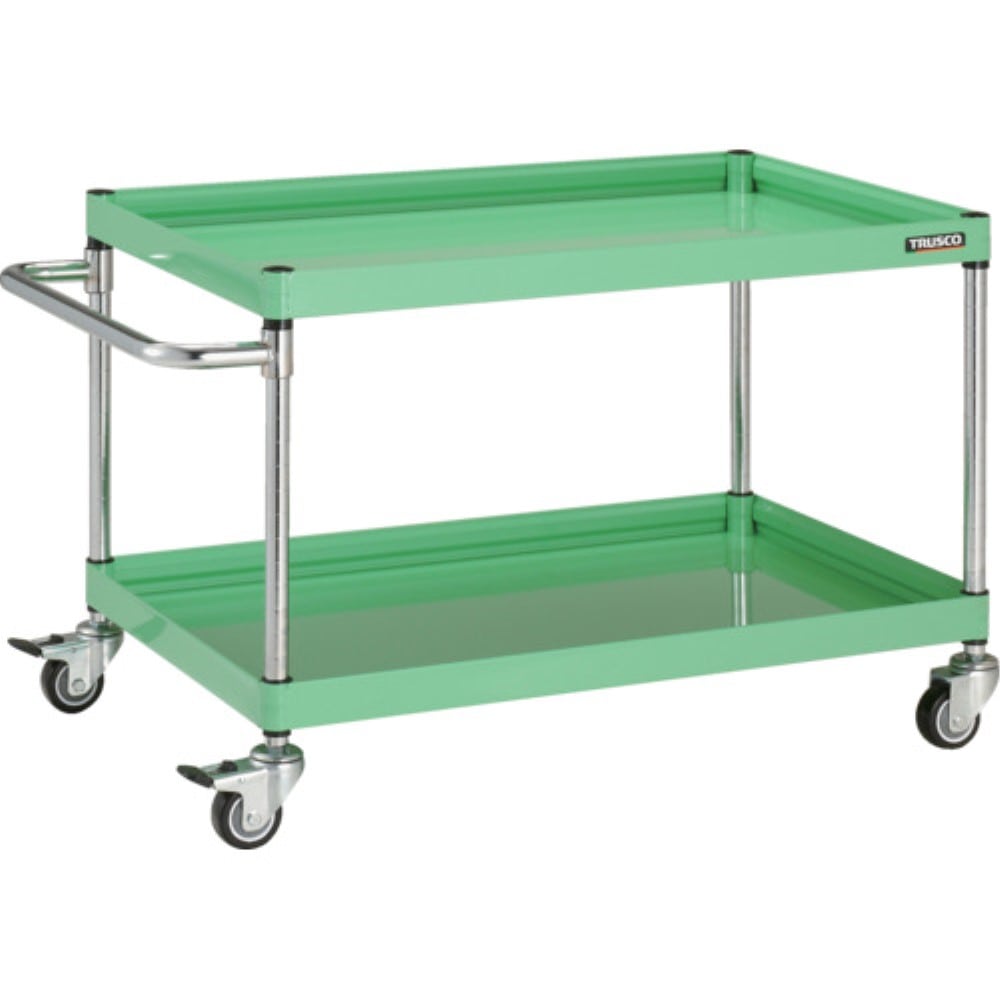 ■トラスコ中山(TRUSCO)　ファルコンワゴン９００Ｘ６００　ウレタン車輪　ＹＧ色  FAW-692U-YG FAW-692U-YG