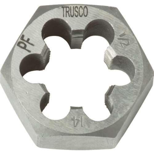 ■トラスコ中山(TRUSCO)　六角サラエナットダイス　ＰＦ１／８‐２８  TD6-1/8PF28