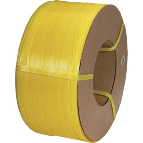 ■トラスコ中山(TRUSCO)　自動梱包器用ＰＰバンド幅１５．５ｍｍＸ長さ２５００ｍ　黄　GPP-155-58Y