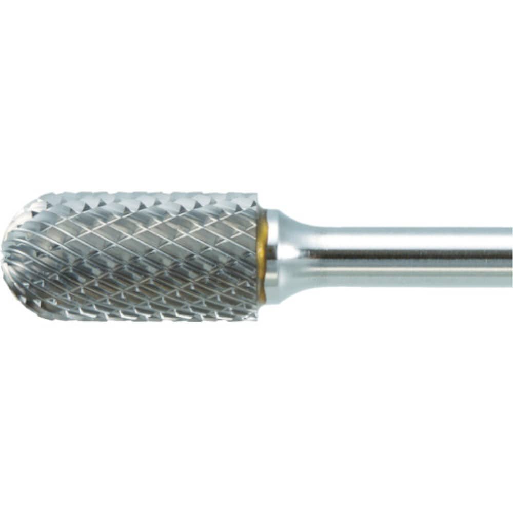■トラスコ中山(TRUSCO)　超硬バー　先丸円筒型　Φ６Ｘ刃長１２．７Ｘ軸６　ロング　ダブル　TB2C060L150 TB2C060L150