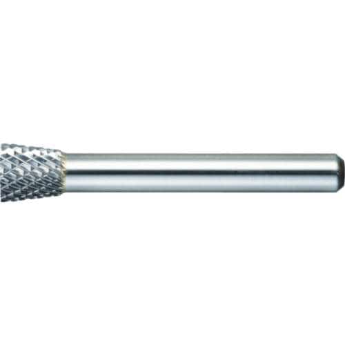 ■トラスコ中山(TRUSCO)　超硬バー　逆テーパー型　Φ９．５Ｘ刃長９．５Ｘ軸６　シングルカット　TB52C095S