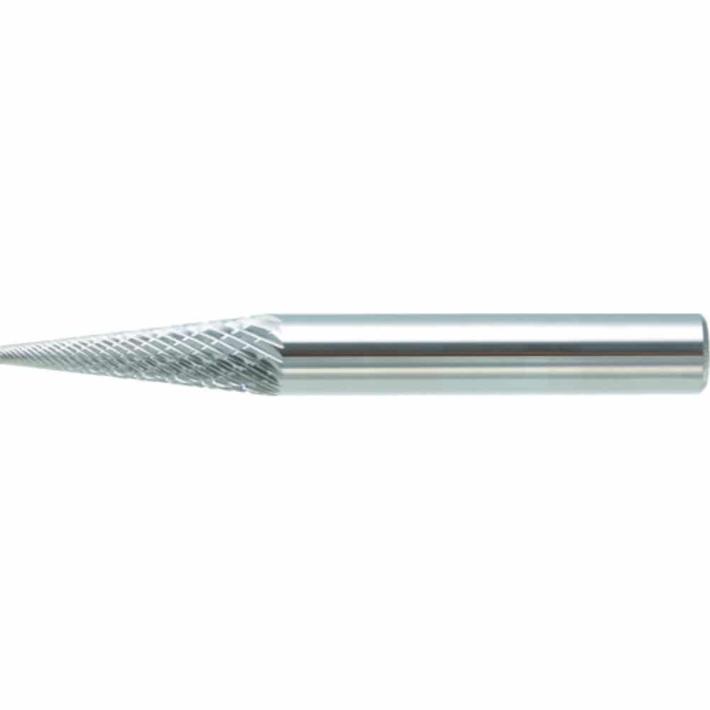 ■トラスコ中山(TRUSCO)　超硬バー　テーパー型　Φ６Ｘ刃長１２．７Ｘ軸６　シングルカット　TB5C061S TB5C061S