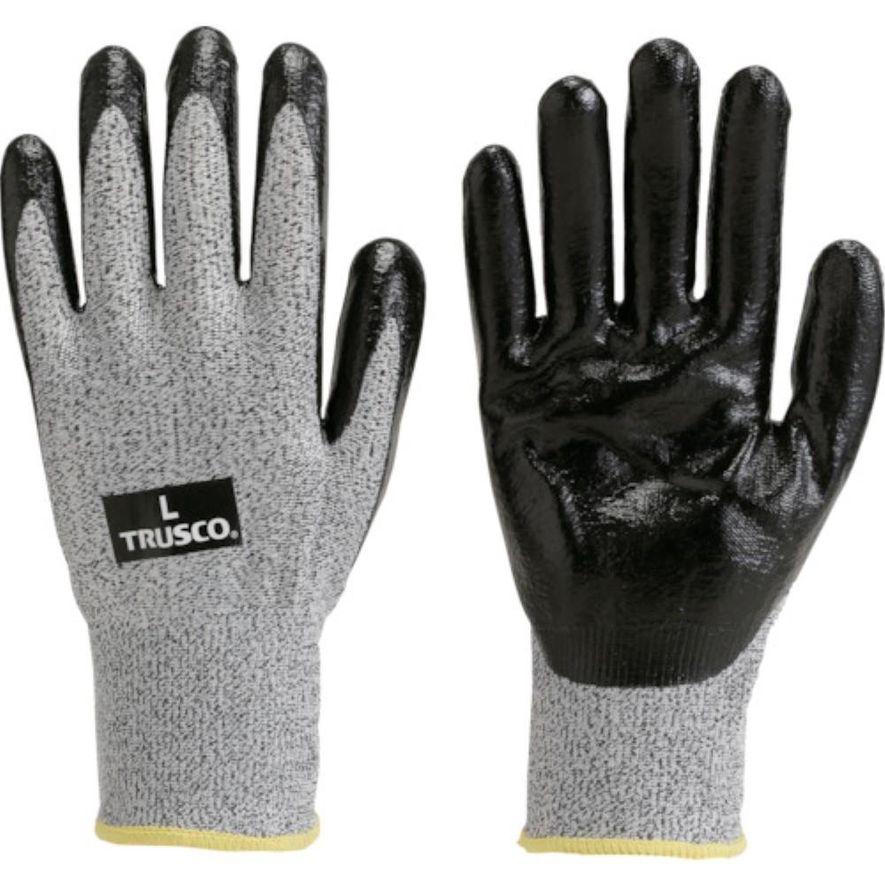■トラスコ中山(TRUSCO)　耐切創手袋　ＮＢＲ　＃３　Ｍ　TCRG-3NBR-M TCRG-3NBR-M