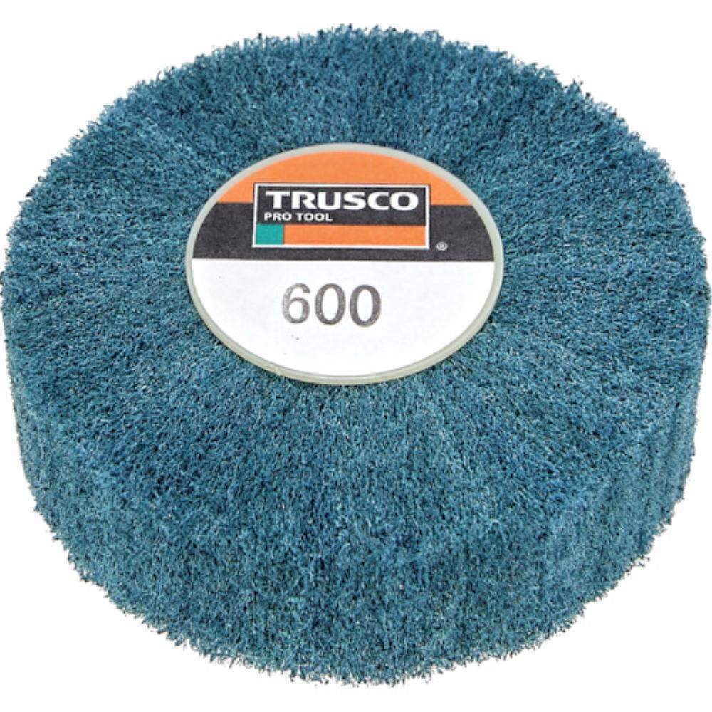 ■トラスコ中山(TRUSCO)　スピンねじ式ナイロンホイール外径６０×厚２５　６００＃　５個入　UFNS625-600 UFNS625-600