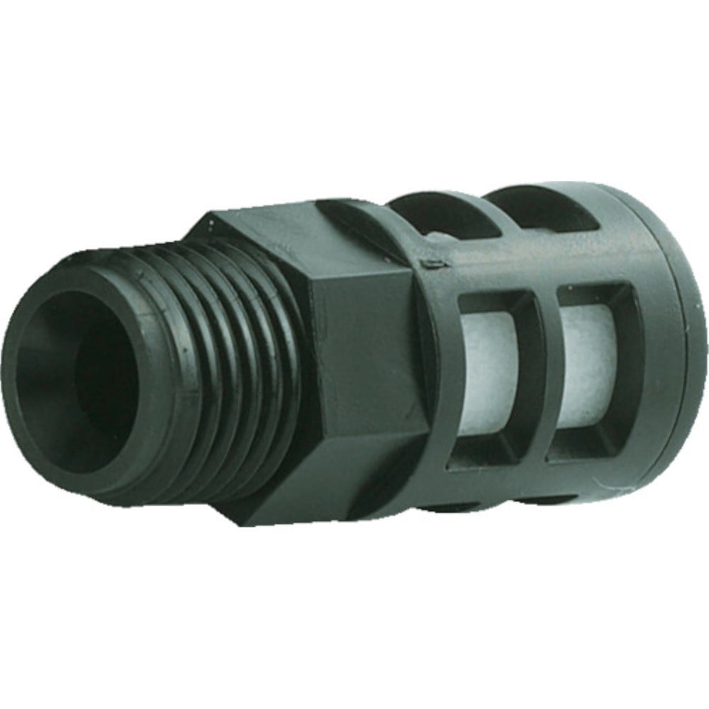 ■トラスコ中山(TRUSCO)　サイレンサー　消音器　口径Ｒｃ１／４　TP-SR02 TP-SR02