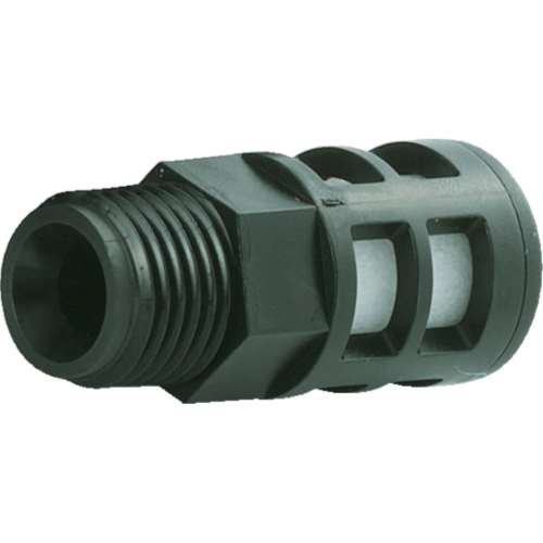 ■トラスコ中山(TRUSCO)　サイレンサー　消音器　口径Ｒｃ１／４　TP-SR02