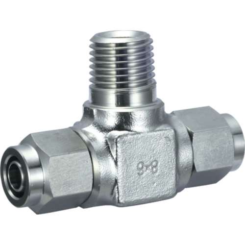 ■トラスコ中山(TRUSCO)　ＳＵＳメイルブランチティ　適用チューブ径１２Ｘ１０　ねじＲ１／２  TS12-04MT  (R1/2)