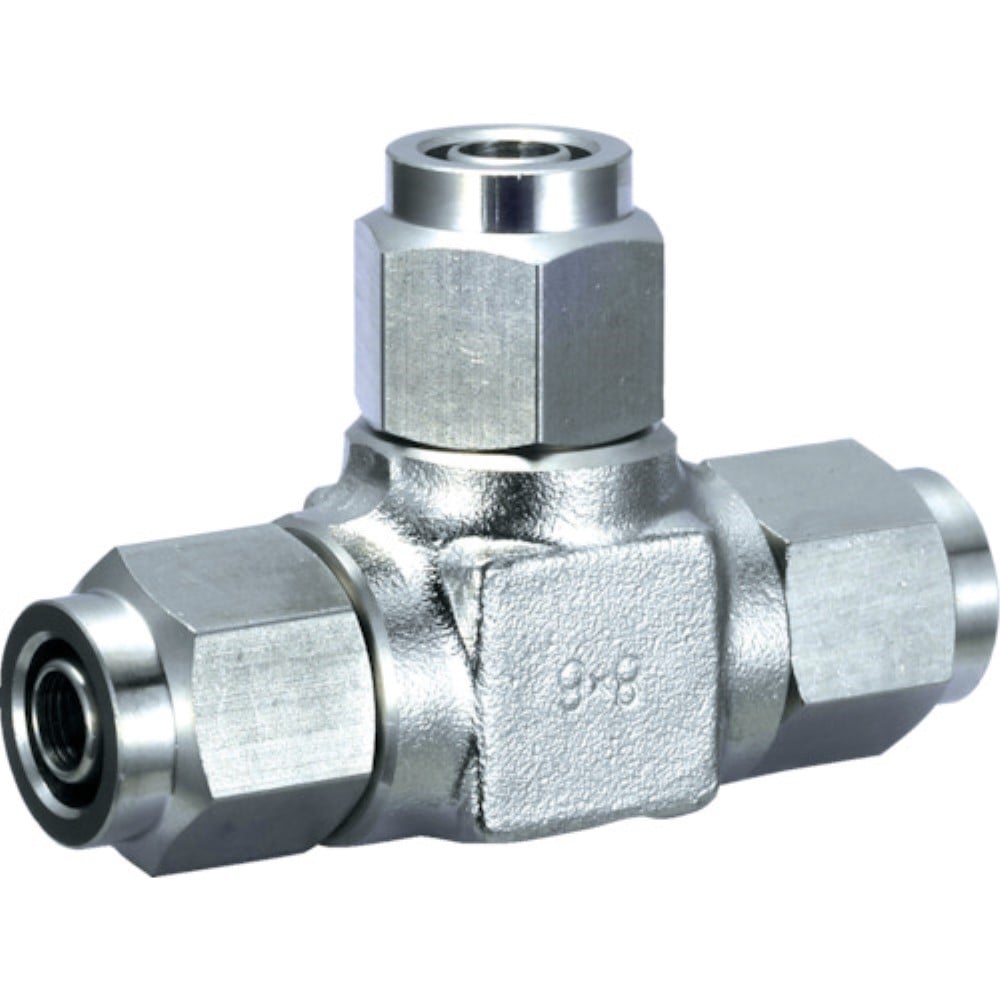 ■トラスコ中山(TRUSCO)　ＳＵＳユニオンティ　適用チューブ径８Ｘ６  TS8-00UT TS8-00UT