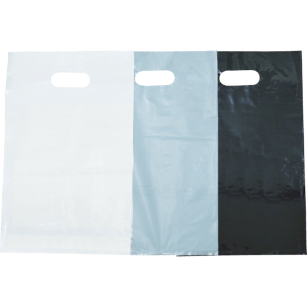 ■トラスコ中山(TRUSCO)　カラーポリ手提げ袋Ｓ　０．０８Ｘ２５０Ｘ４００　白　２０枚入　F-2540W F-2540W