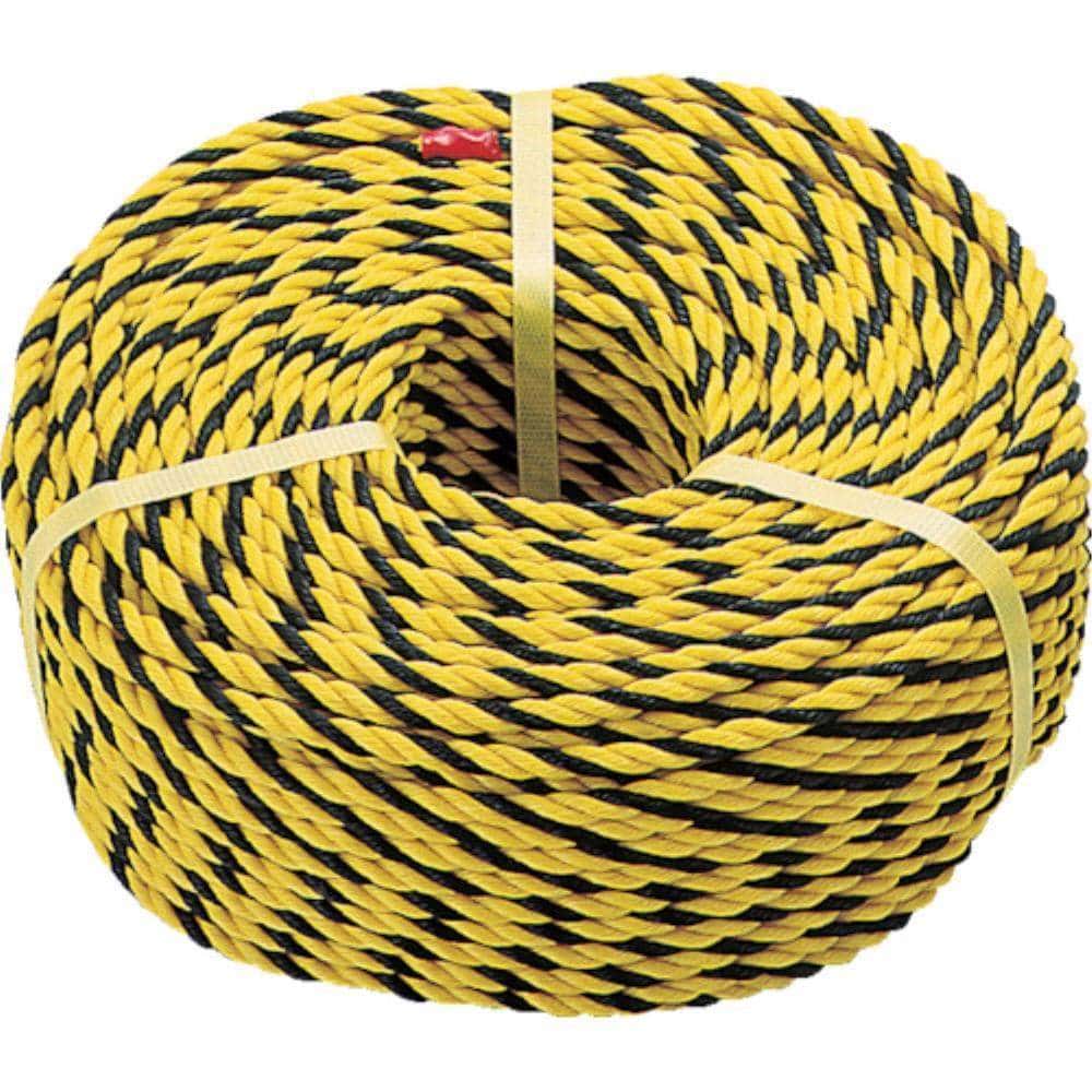 ■トラスコ中山(TRUSCO)　標識ロープ　３つ打　７．５ｍｍ×３０ｍ  R-930T R-930T
