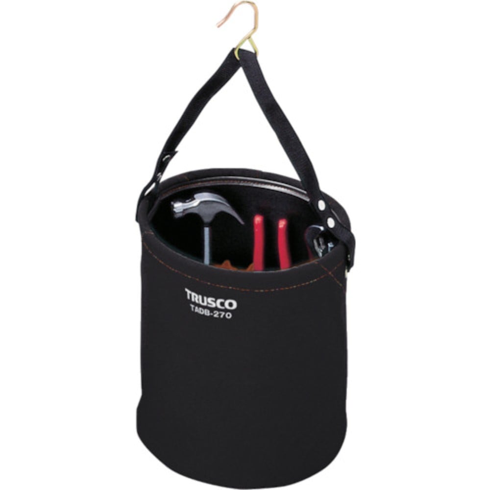 ■トラスコ中山(TRUSCO)　アタッチメント付電工バケツ　Φ２７０Ｘ３００　TADB-270 TADB-270