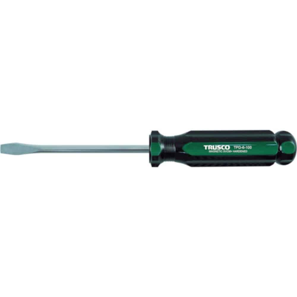 ■トラスコ中山(TRUSCO)　プラスチック柄ドライバー（マグネット入り）  TPD-8-150 TPD-8-150
