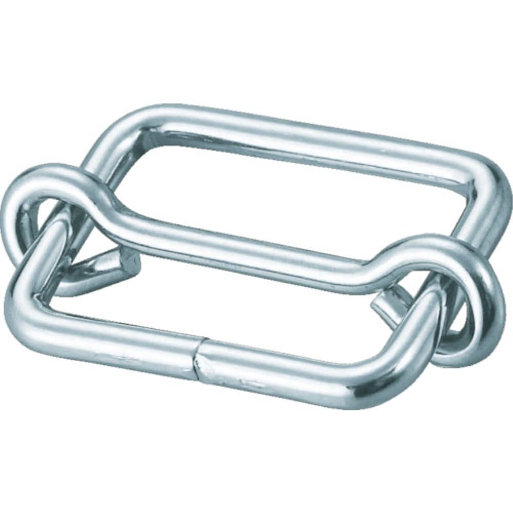 ■トラスコ中山(TRUSCO)　ゴムロープ用金具　バックル　３０ｍｍ用　１０個入り　TGR-30KB TGR-30KB