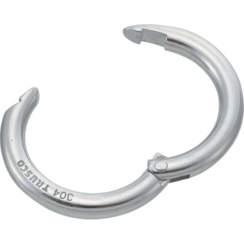 ■トラスコ中山(TRUSCO)　チェーンキャッチ　ステンレス製　線径Φ４Ｘ長さ２０ｍｍ  TCK-4