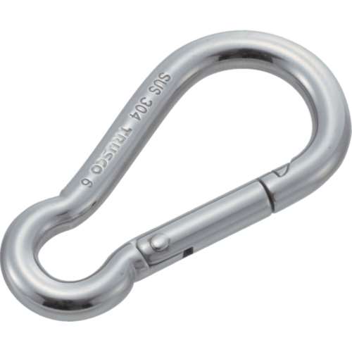 ■トラスコ中山(TRUSCO)　ステンレススナップフック　Ｂ型　線径Φ１２Ｘ開口２１ｍｍ  TSF-12B