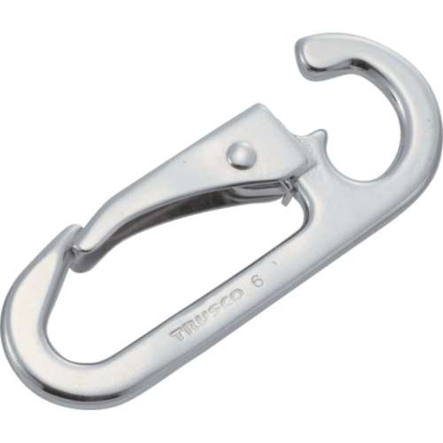 ■トラスコ中山(TRUSCO)　スナップフック　ステンレス製　Ｄ型　線径Φ５．５Ｘ開口７ｍｍ  TSF-5D
