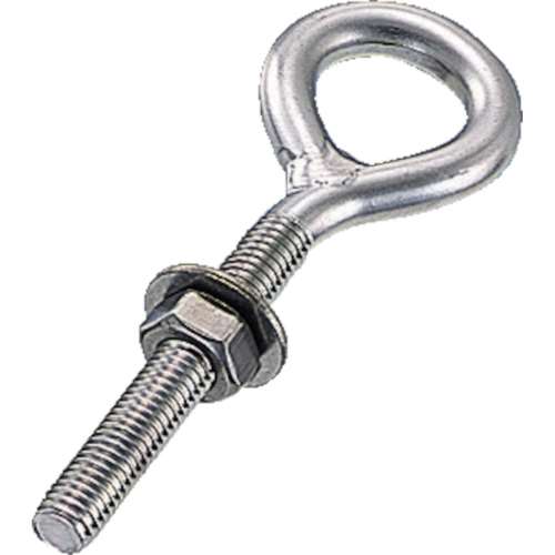 ■トラスコ中山(TRUSCO)　ロングアイボルト　ステンレス製　Φ８Ｘ穴径２４ＸＭ１０  TIB-10ML