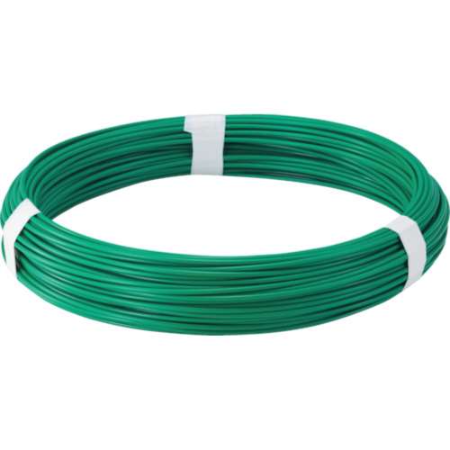 ■トラスコ中山(TRUSCO)　カラー針金　ビニール被覆タイプ　グリーン　線径３．２ｍｍ  TCW-32GN