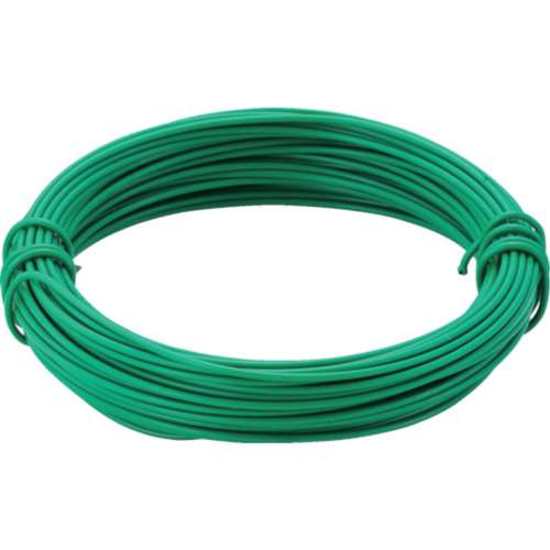 ■トラスコ中山(TRUSCO)　カラー針金　小巻タイプ・１８番手　緑　線径１．２ｍｍ  TCWS-12GN
