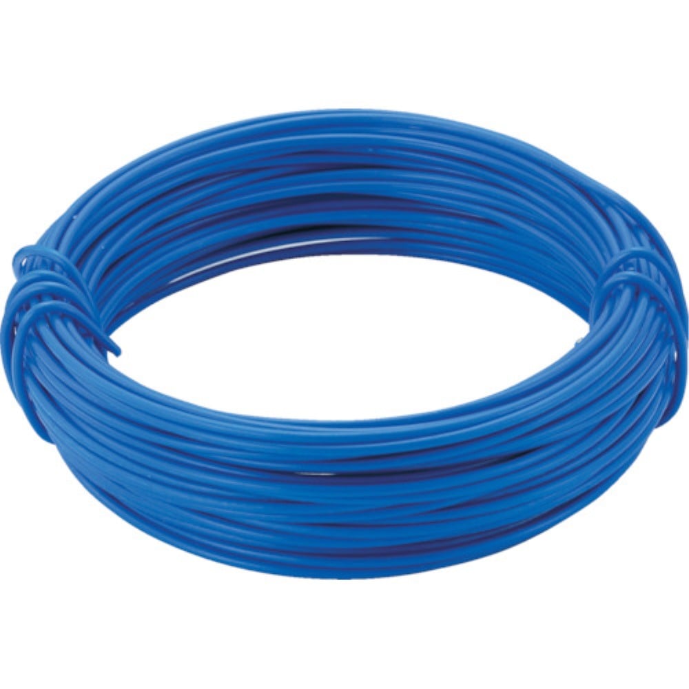 ■トラスコ中山(TRUSCO)　カラー針金　小巻タイプ・１８番手　青　線径１．２ｍｍ  TCWS-12B TCWS-12B