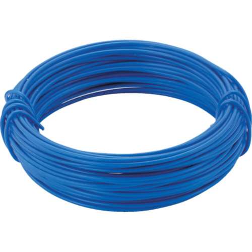 ■トラスコ中山(TRUSCO)　カラー針金　小巻タイプ・１８番手　青　線径１．２ｍｍ  TCWS-12B