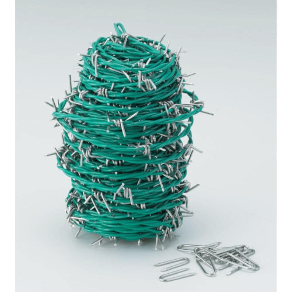 ■トラスコ中山(TRUSCO)　有刺鉄線　カラー　２．０ｍｍＸ１００ｍ  TUW-20-100G TUW-20-100G