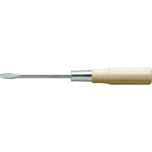 ■トラスコ中山(TRUSCO)　木柄普通ドライバー　刃先‐７　１２５ｍｍ  TWD-7-125