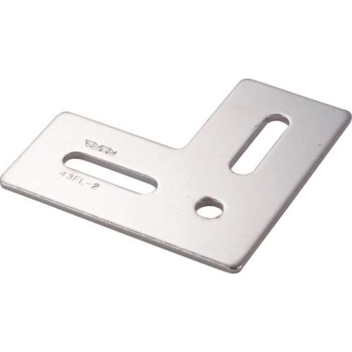 ■トラスコ中山(TRUSCO)　ジョイント金具４３型フラットステン寸法９０×９０穴数３  TK43-FL2S