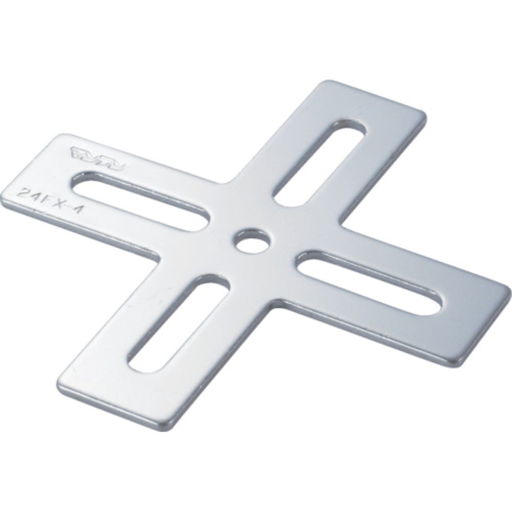 ■トラスコ中山(TRUSCO)　ジョイント金具２４型フラットクローム寸法１０５×１００  TK24-FX4C TK24-FX4C