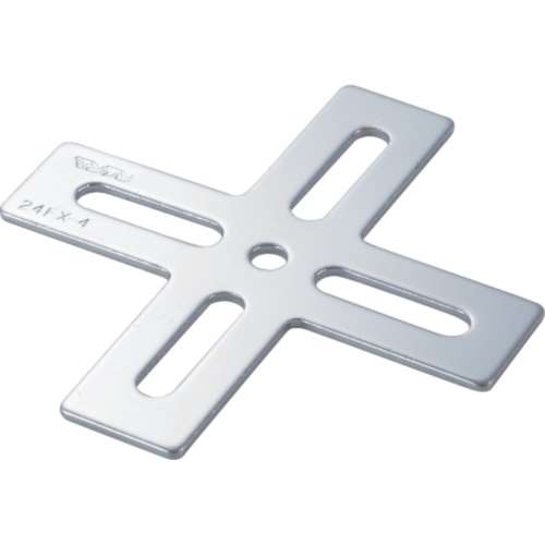 ■トラスコ中山(TRUSCO)　ジョイント金具２４型フラットクローム寸法１０５×１００  TK24-FX4C